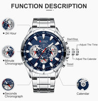 RELOJ IMPONENTE CURREN 8363