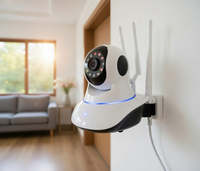 SEGURIDAD TOTAL 24/7 CON CÁMARA ROBÓTICA WIFI 3 ANTENAS