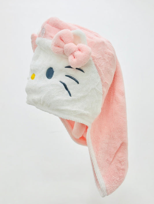 TOALLA DE CABELLO HELLO KITTY
