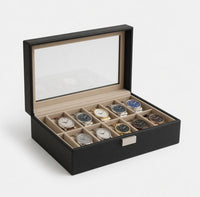 CAJA ORGANIZACIÓN PARA 12 RELOJES