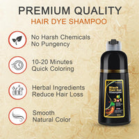 SHAMPOO CUBRE CANAS BLACK HAIR 3EN1 500