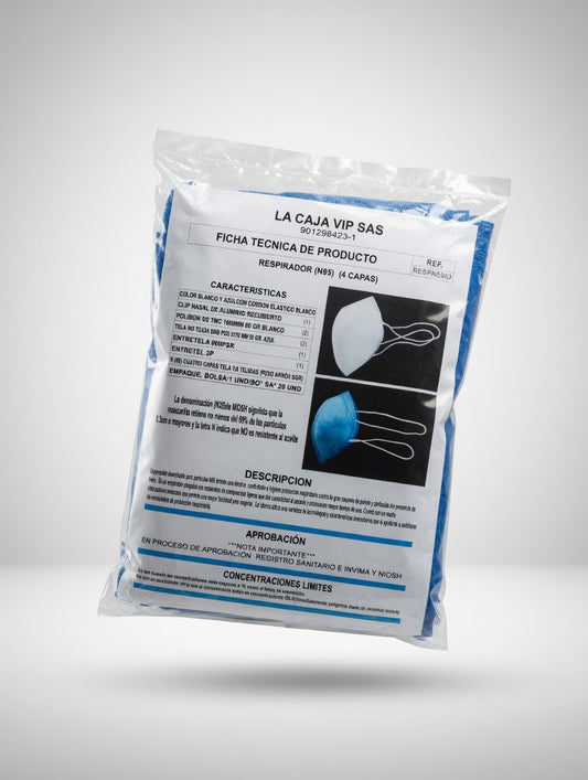 Respirador N95 (4 Capas) - Nacional  Premium