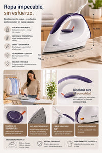 PLANCHA DE ROPA BROMS