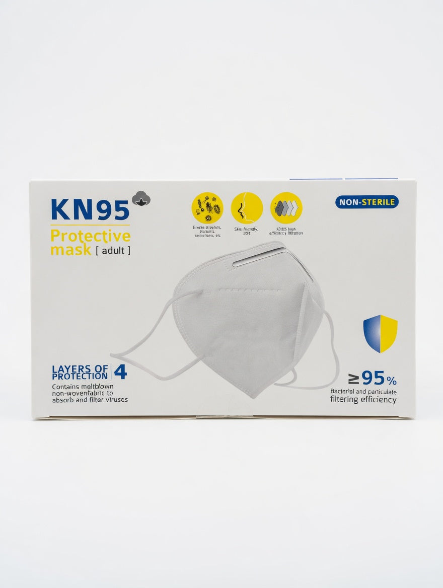Máscara Protectora KN95 para Adultos – Caja de 30 unidades (Marca Hoco)