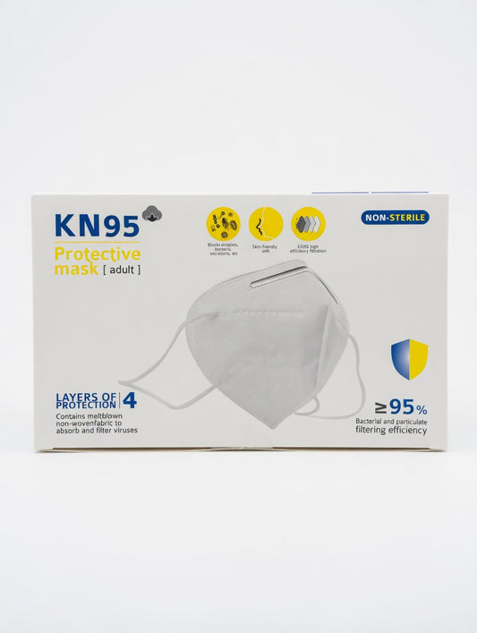Máscara Protectora KN95 para Adultos – Caja de 30 unidades (Marca Hoco)