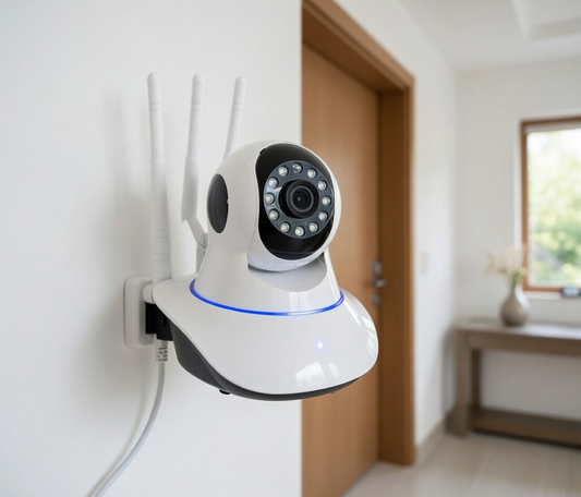 SEGURIDAD TOTAL 24/7 CON CÁMARA ROBÓTICA WIFI 3 ANTENAS