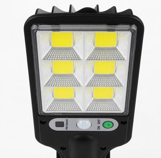 LÁMPARA SOLAR LED CON SENSOR