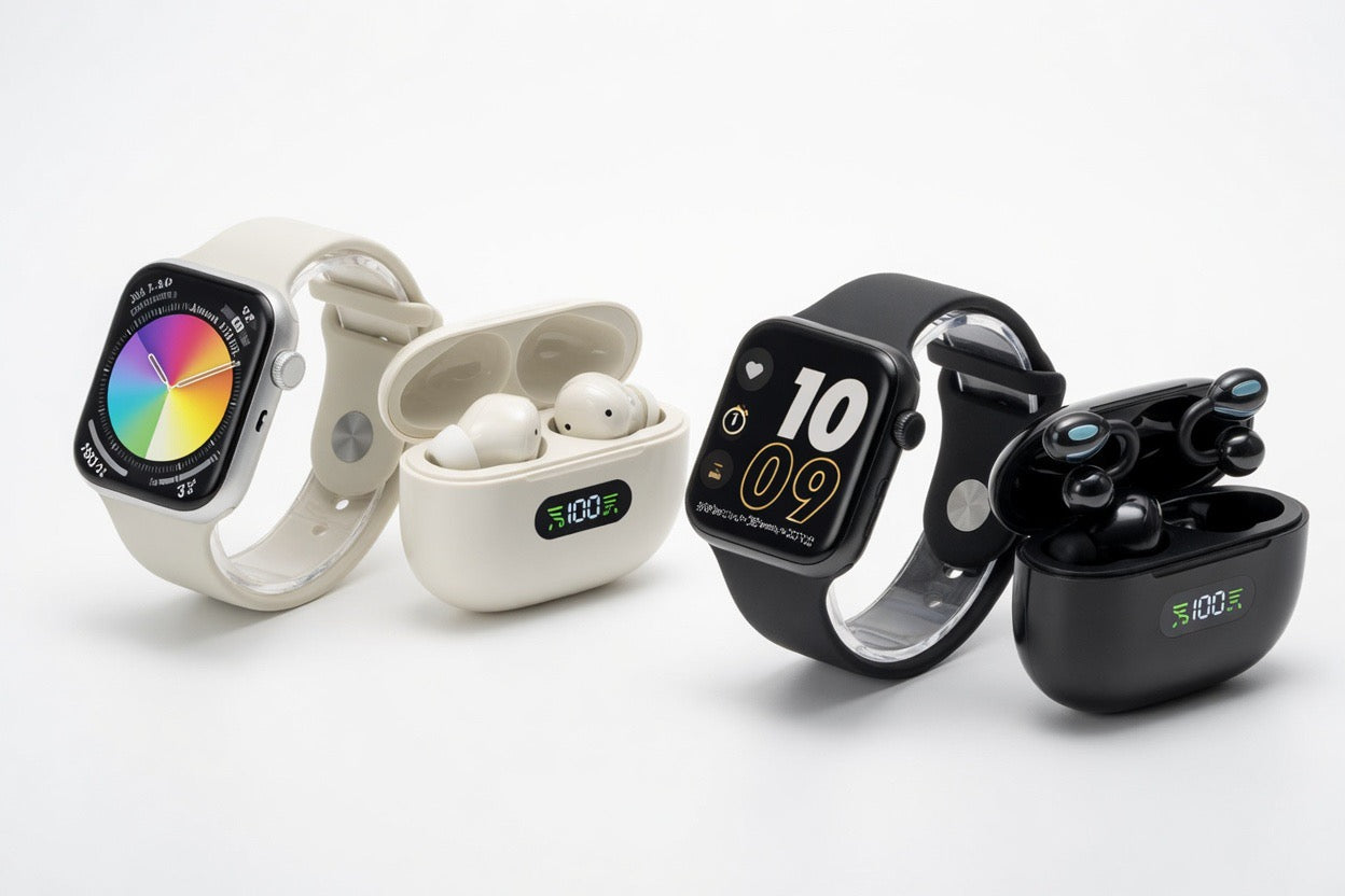 KIT 7 EN 1 SMARTWATCH + AUDÍFONOS