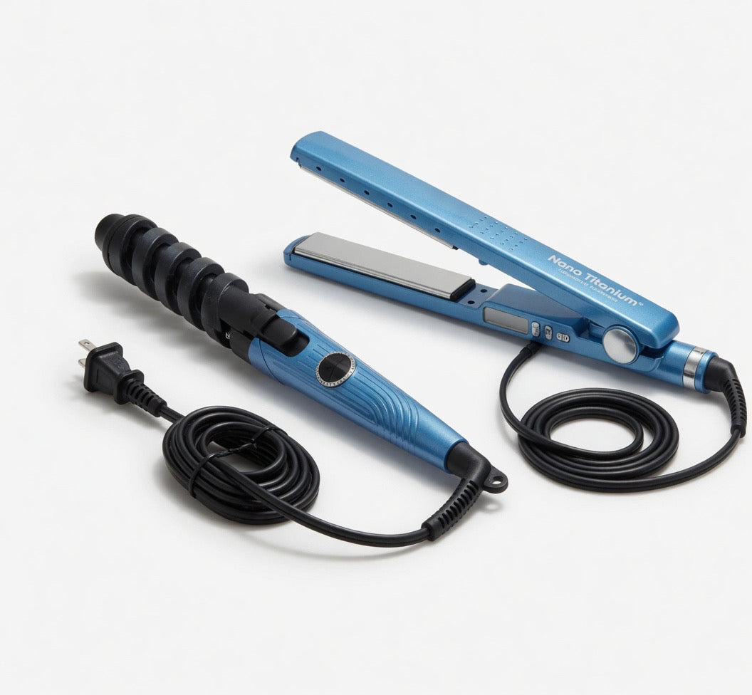 PLANCHA Y RIZADORA NANO TITANIUM PRO