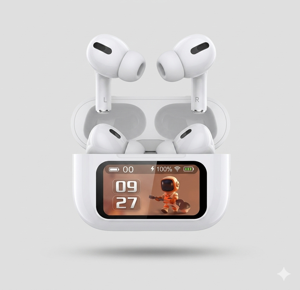 AUDÍFONOS CON PANTALLA