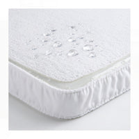 PROTECTOR DE COLCHÓN IMPERMEABLE TERRY TIPO HOTELERO