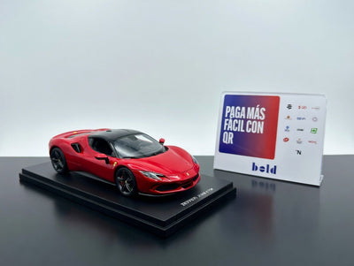 AUTO DEPORTIVO DE LUJO FERRARI A ESCALA