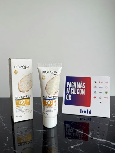 BIOAQUA RICE RAW PULP SPF 50